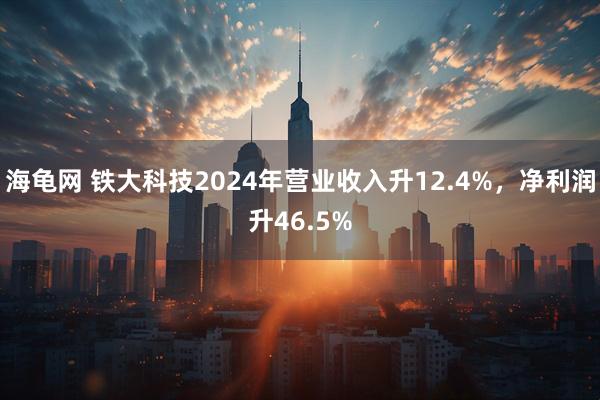 海龟网 铁大科技2024年营业收入升12.4%，净利润升46.5%